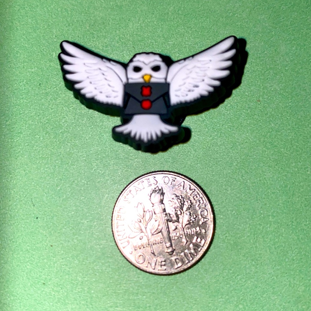 (10 for $15) Hedwig (Owl) Harry Potter Croc Charms